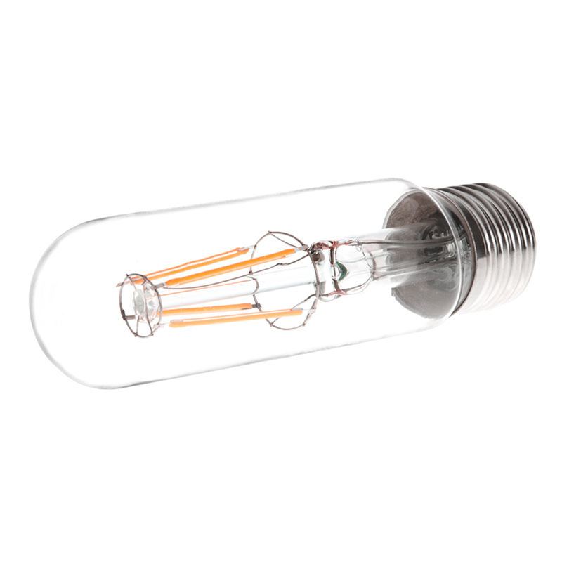 T10 E26/E27 4W LED Vintage Antique Filament Light Bulb, 40W Equivalent, 4-Pack